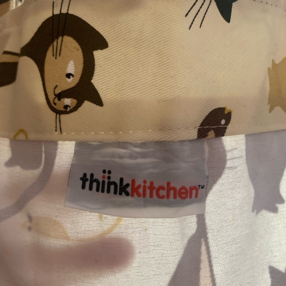 Think kitchen cat apron - Picture 3 of 4